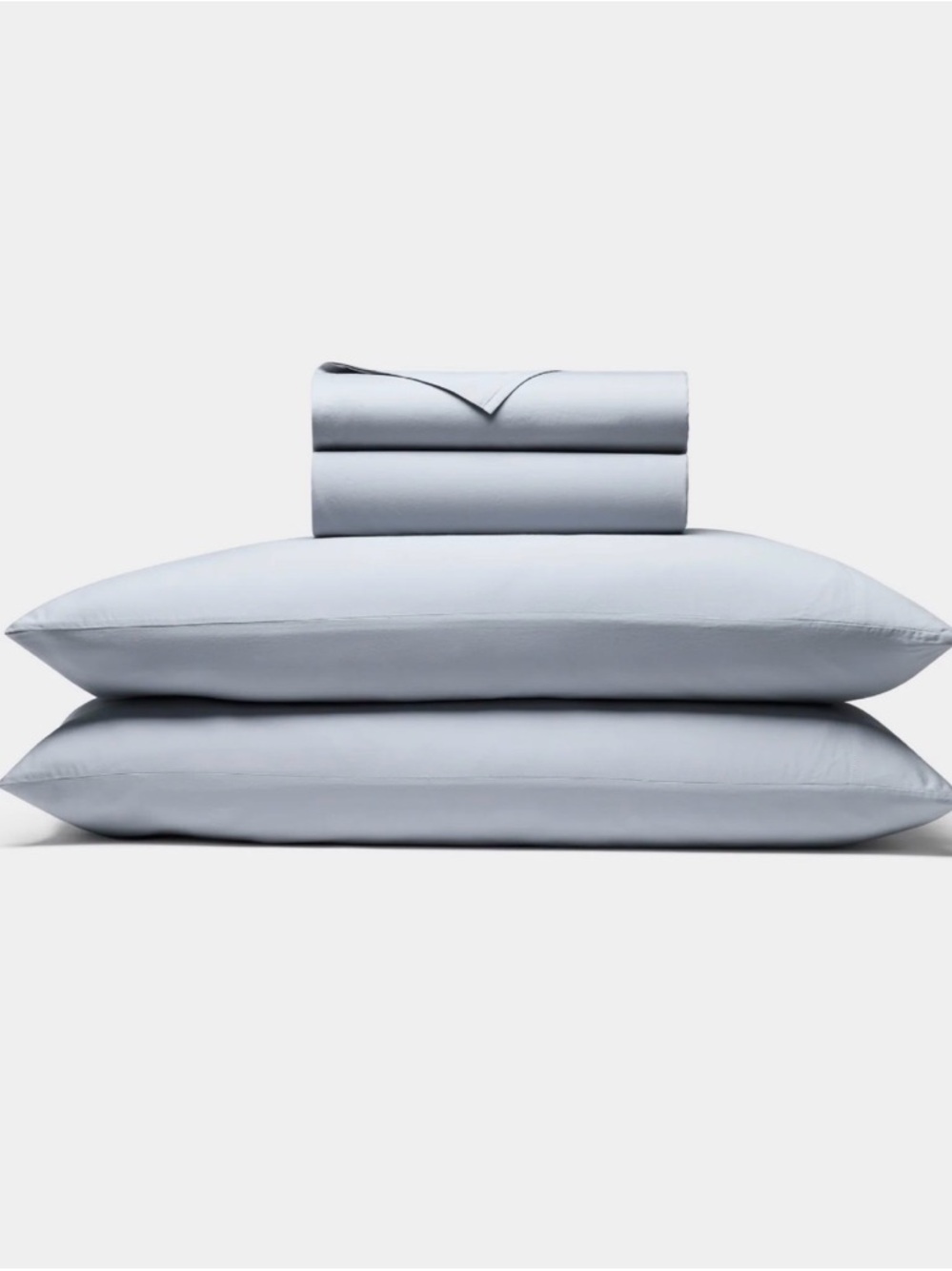 Cozy Earth Viscose from Bamboo Sheet Set-California King- Shore Blue $338 retail